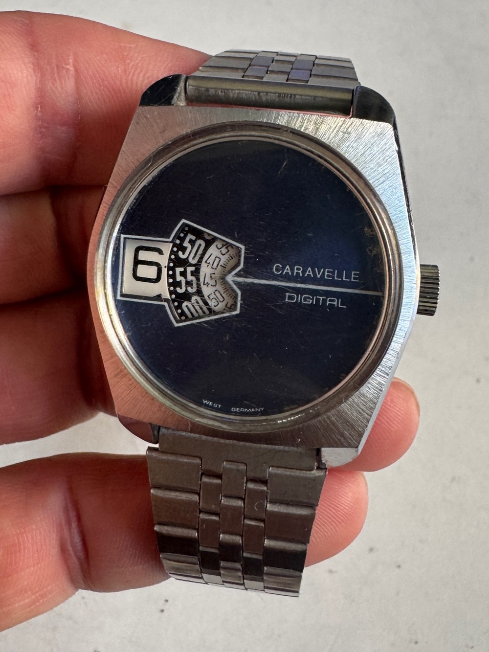 Caravelle digital watch